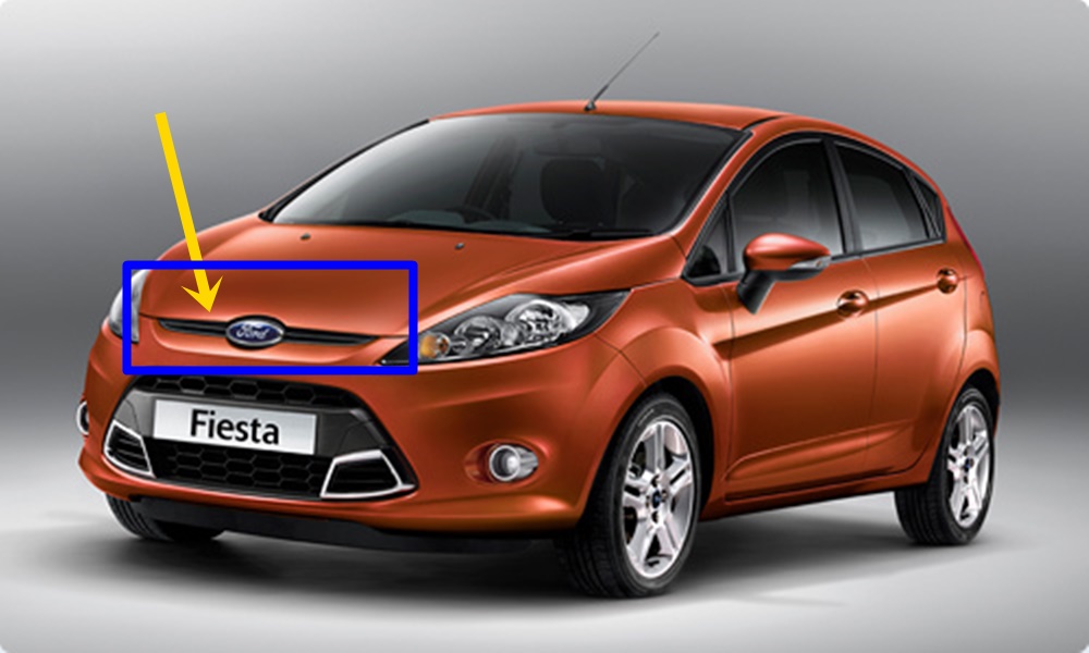 หน้ากระจัง FORD FIESTA ปี2009-2014 (เกรดเทียบแท้) (ไม่มีโลโก้) - Image 5