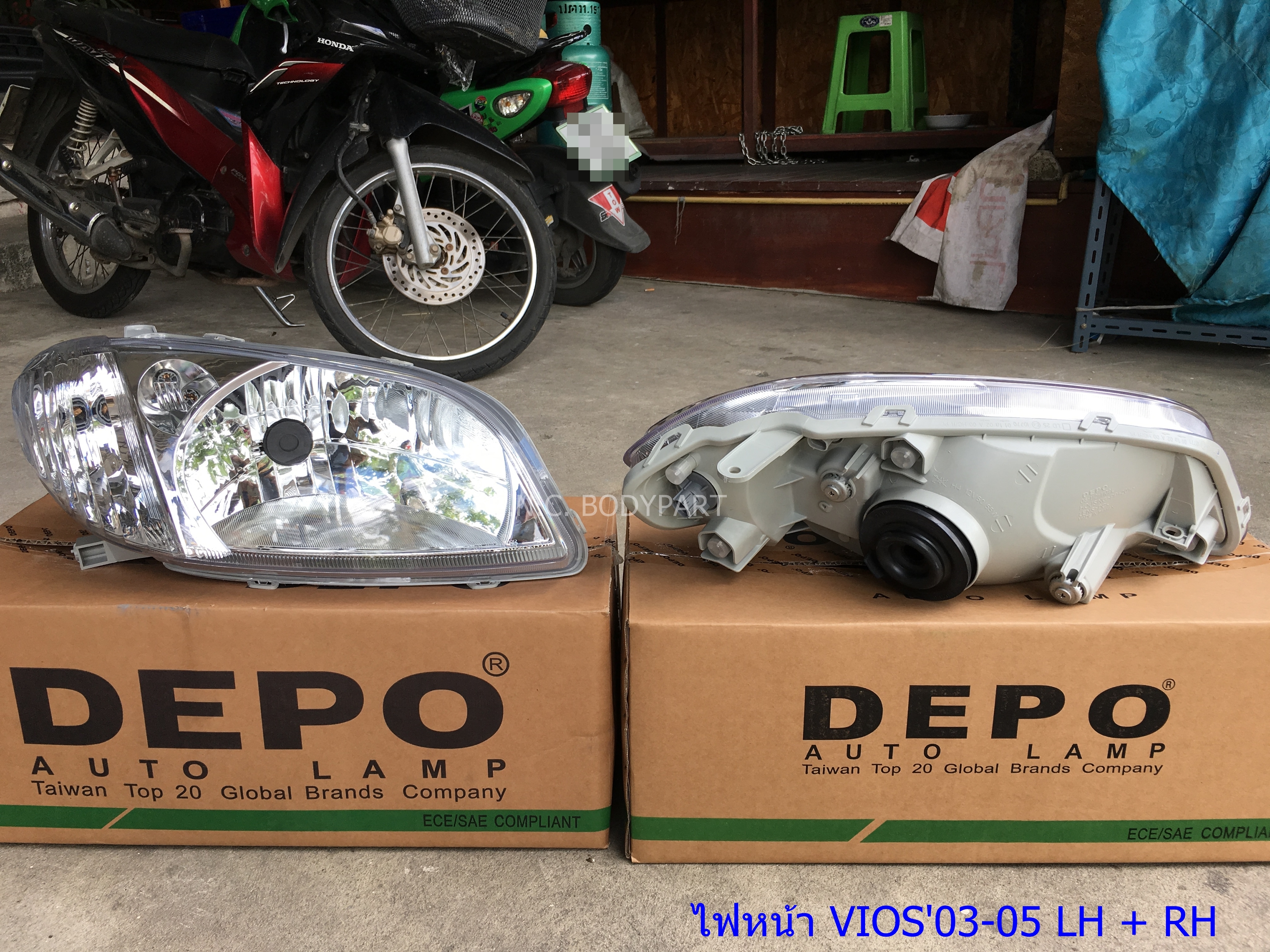 ไฟหน้า TOYOTA SOLUNA VIOS ปี2003-2005 LH / RH (ราคา ต่อข้าง) - Image 3