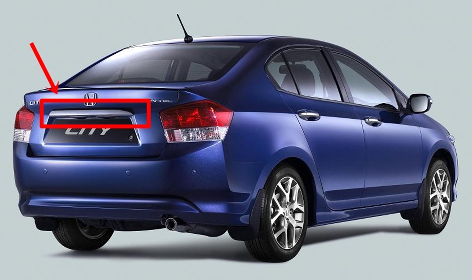 คิ้วฝาท้าย HONDA CITY ปี2009-2013 (ชุบโครเมี่ยม) (เกรดเทียบแท้) - Image 4