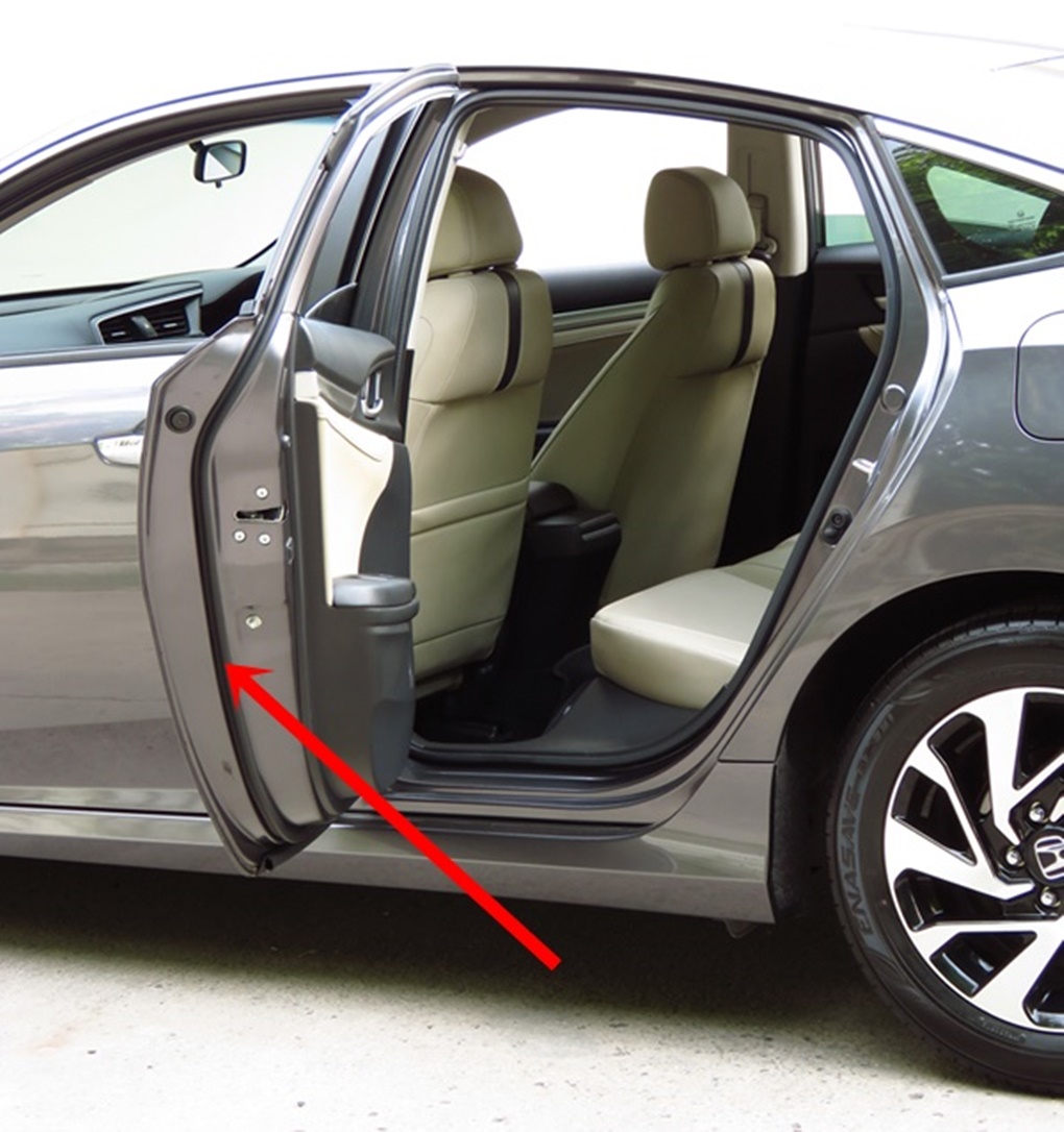 ยางขอบประตู หลัง HONDA CIVIC ปี2016-2021 LH / RH (FC) แท้ศูนย์ (เฉพาะ ตัว 4ประตู) (ชิ้นติดรอบประตู) (ราคา ต่อข้าง) - Image 3