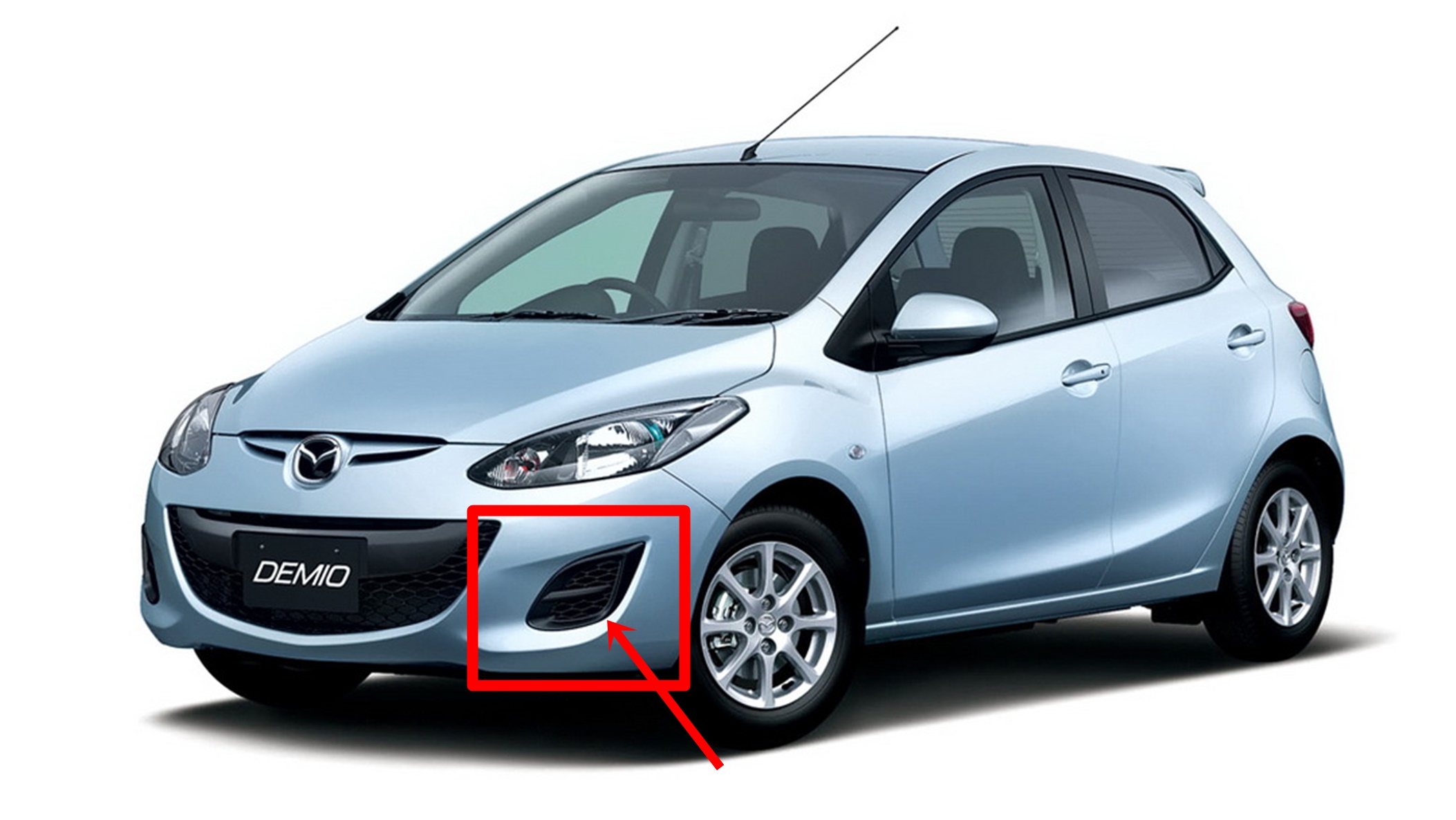 ฝาครอบไฟสปอร์ตไลท์ MAZDA 2 ปี2009-2014 LH / RH แท้ศูนย์ (แบบปิดทึบ) (ช่องสปอร์ตไลท์เล็ก) (ราคา ต่อข้าง) - Image 4
