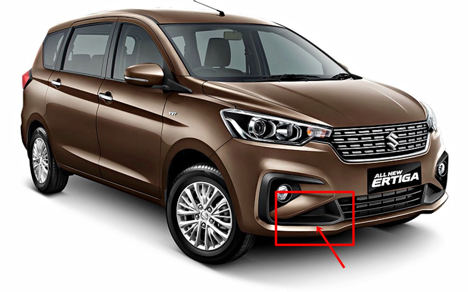 คิ้วใต้ข้างช่องกันชนหน้า SUZUKI ERTIGA ปี2018-2021 LH / RH แท้ศูนย์ (ตัวล่าง) (ราคา ต่อข้าง) - Image 4